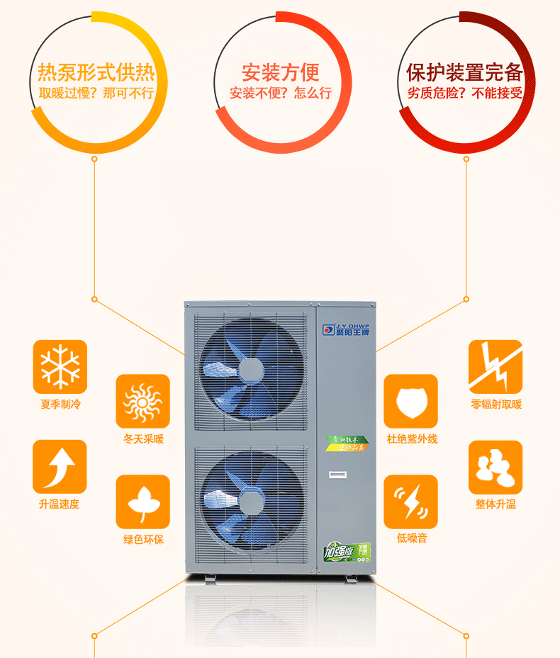 變頻空氣能采暖
