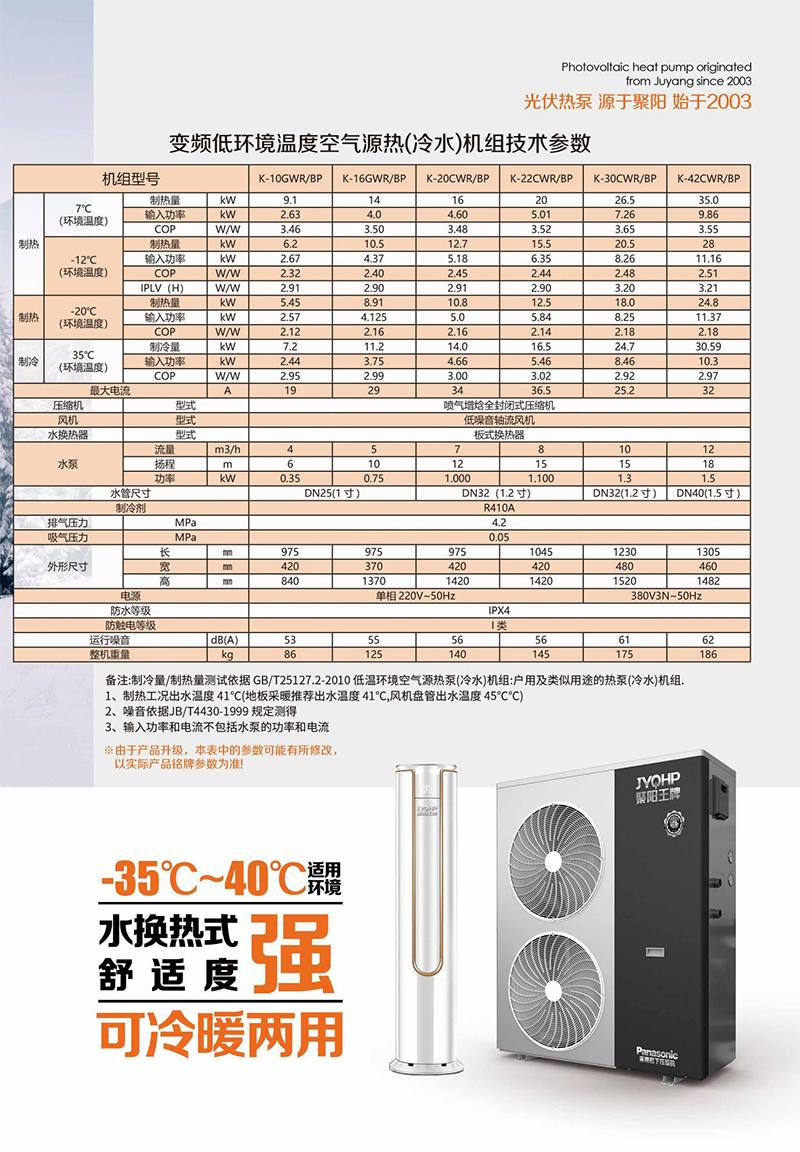 鈦金系列超低溫空氣源熱泵